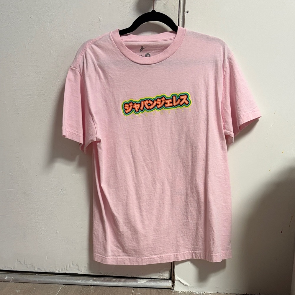 Japangeles Pink Graphic T-Shirt